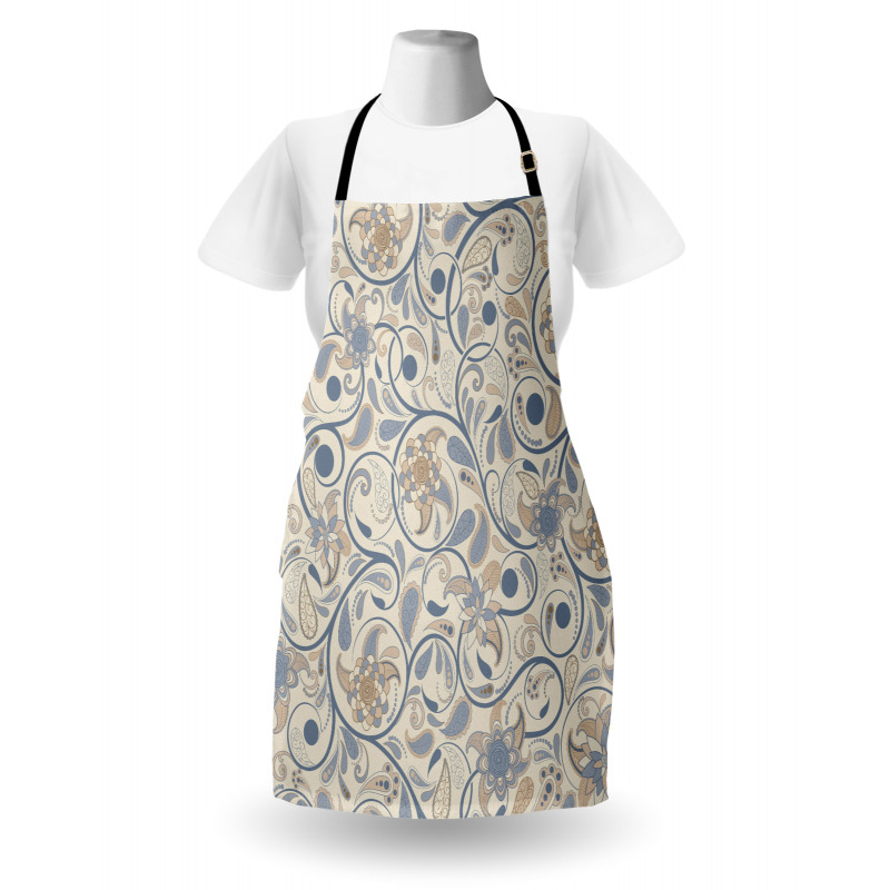 Eastern Oriental Scroll Apron