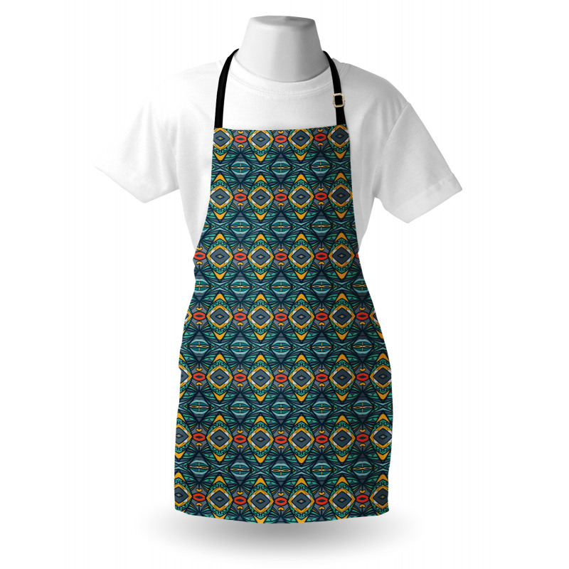 Folk Influences Ornaments Apron