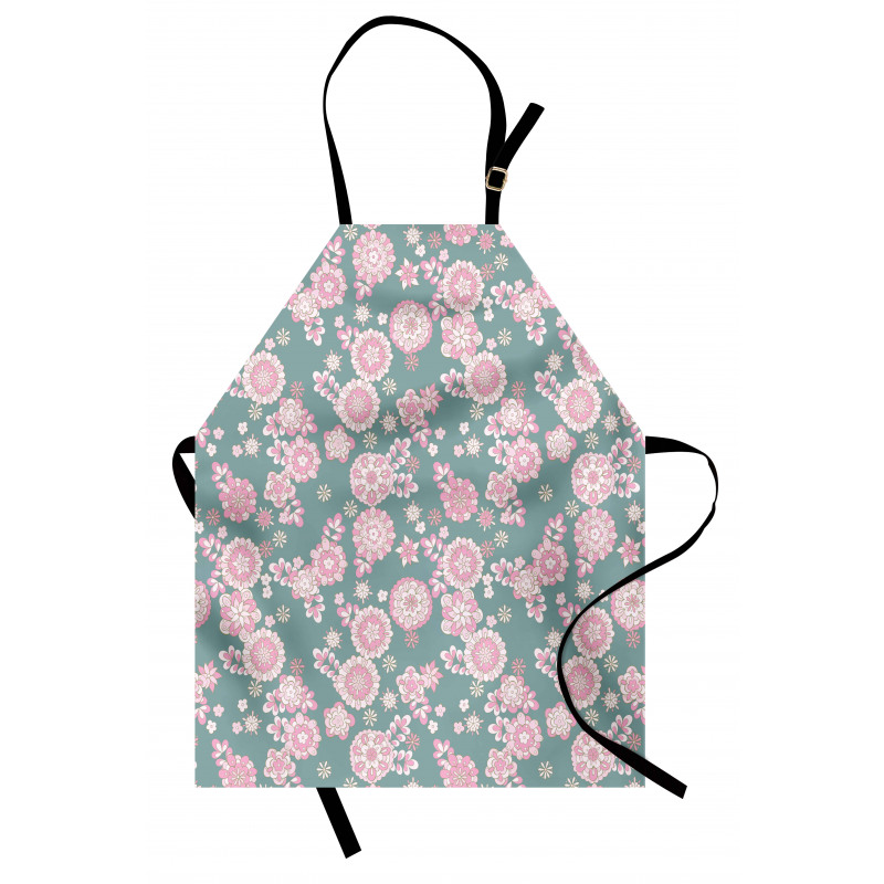 Romantic Pastel Foliage Apron