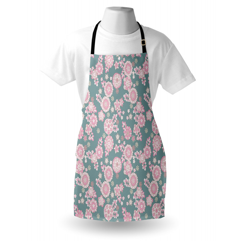 Romantic Pastel Foliage Apron