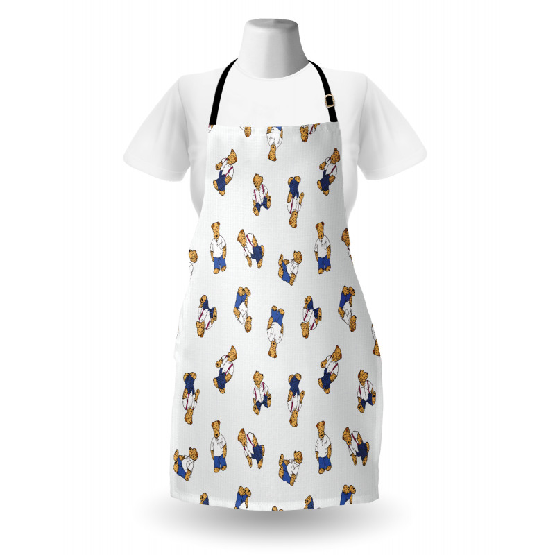 Teddy Bear Cartoon Apron