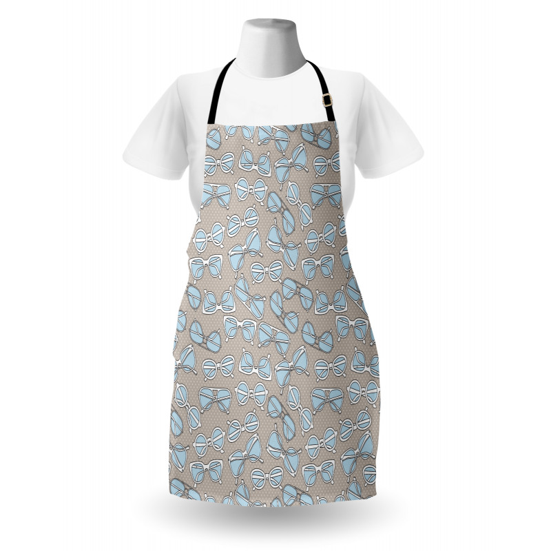 Vintage Hipster Glasses Apron