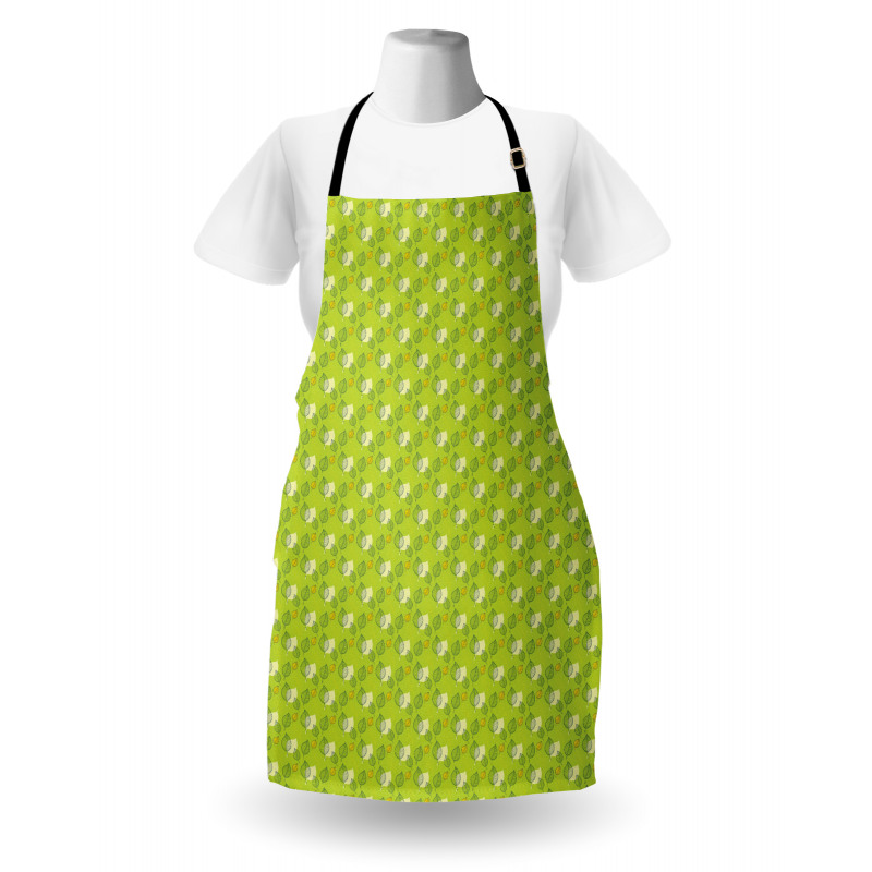 Abstract Falling Leaf Apron