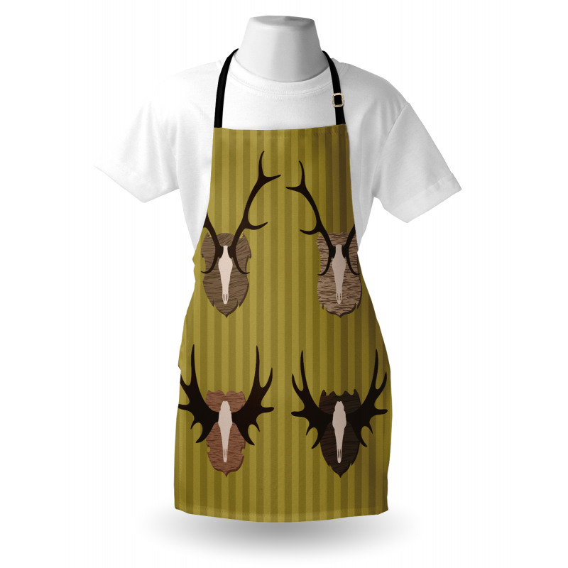 Deer Mous Horns Trophy Apron