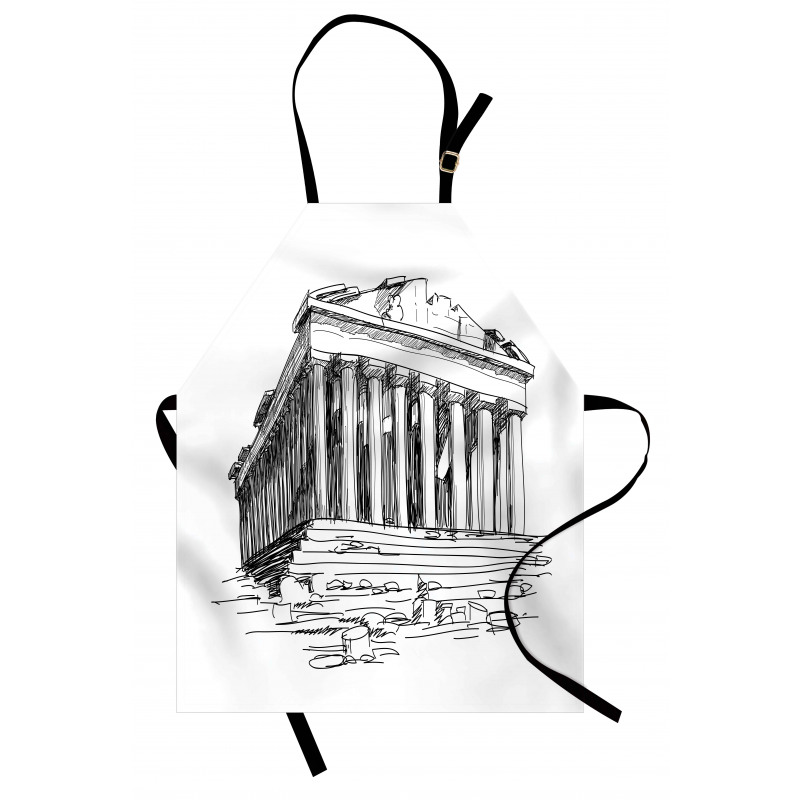 Greek Pantheon Sketch Apron