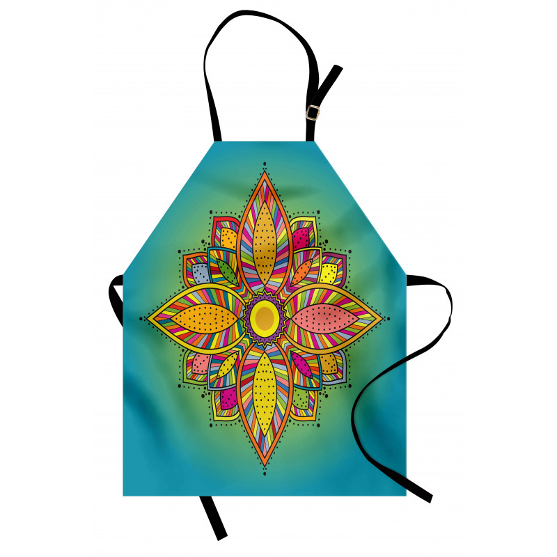 Floral Boho Folk Apron