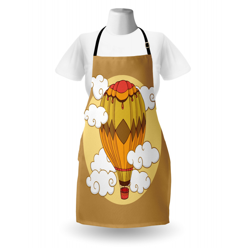 Hot Air Balloon Retro Apron