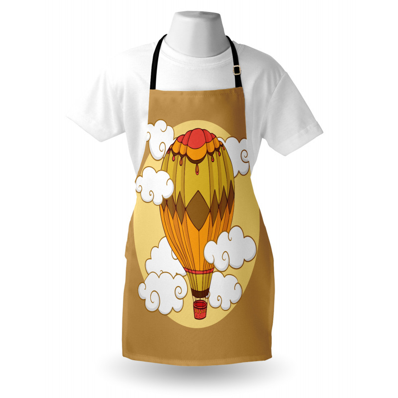 Hot Air Balloon Retro Apron