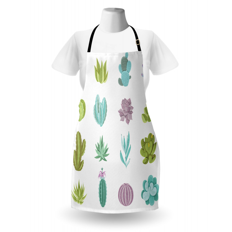 Tropical Desert Plants Apron