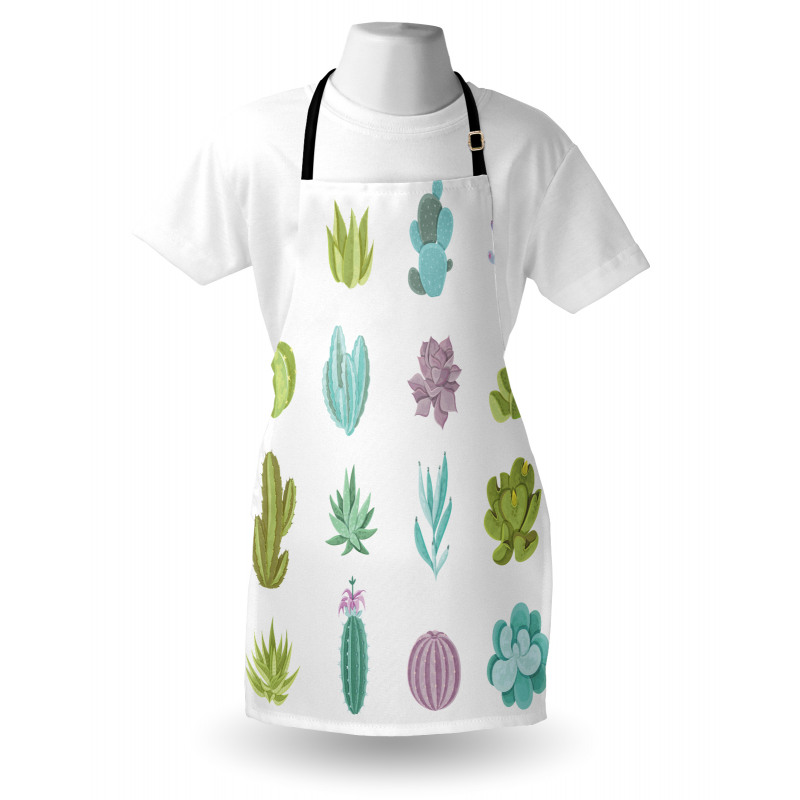 Tropical Desert Plants Apron