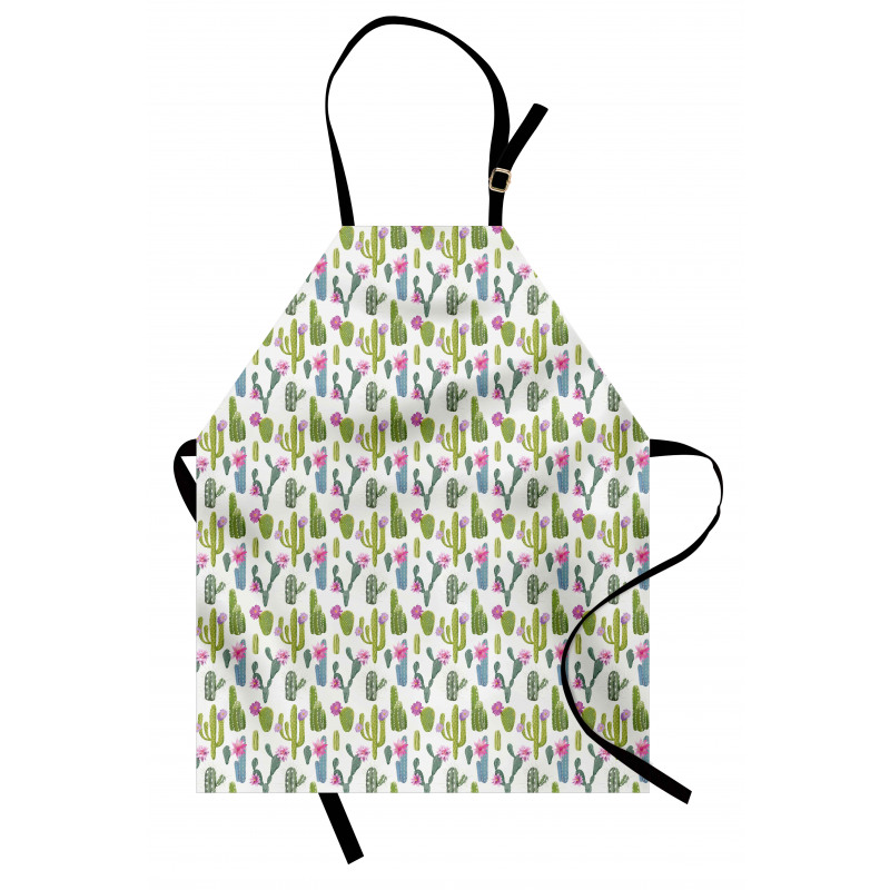 Saguaro Plant Floral Apron