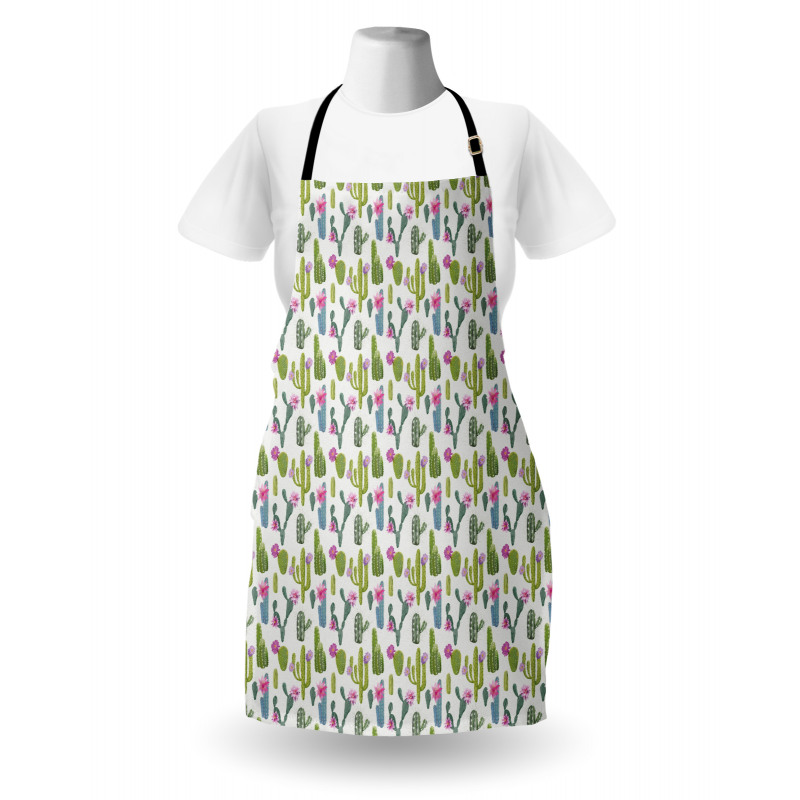 Saguaro Plant Floral Apron