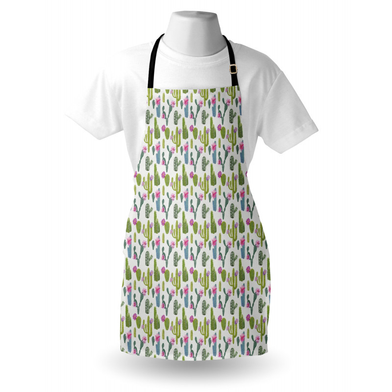 Saguaro Plant Floral Apron