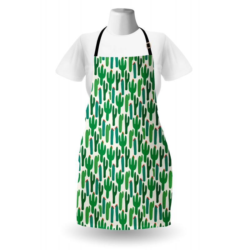 San Pedro Cactus Floral Apron