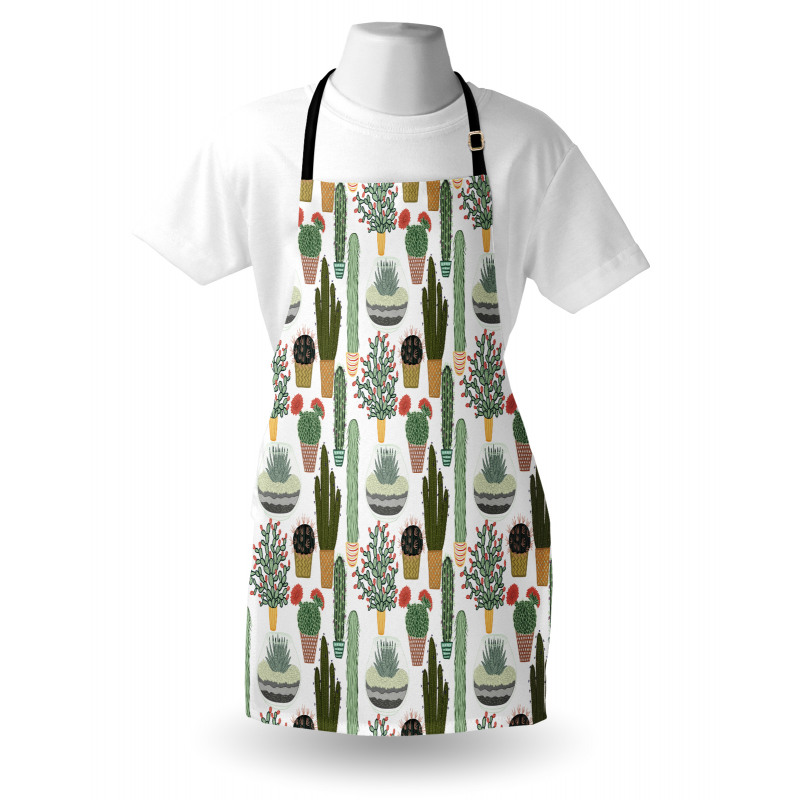 Succulents Flower Pots Apron