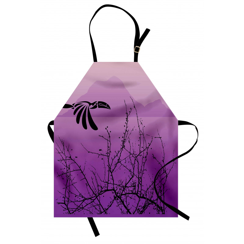 Hornbill Silhouette Apron