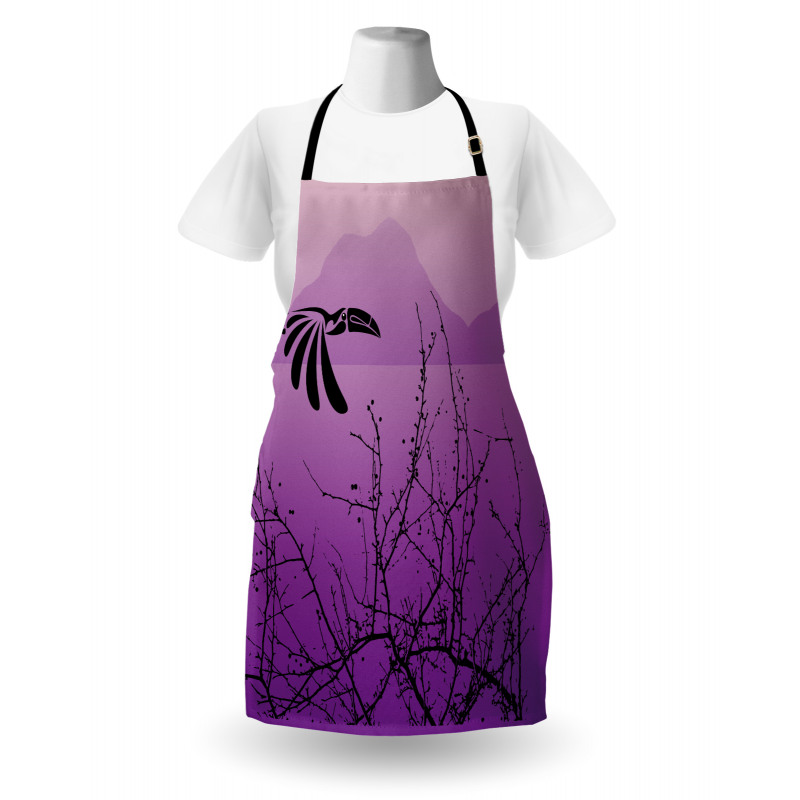 Hornbill Silhouette Apron