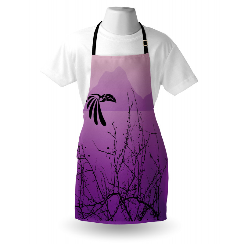 Hornbill Silhouette Apron