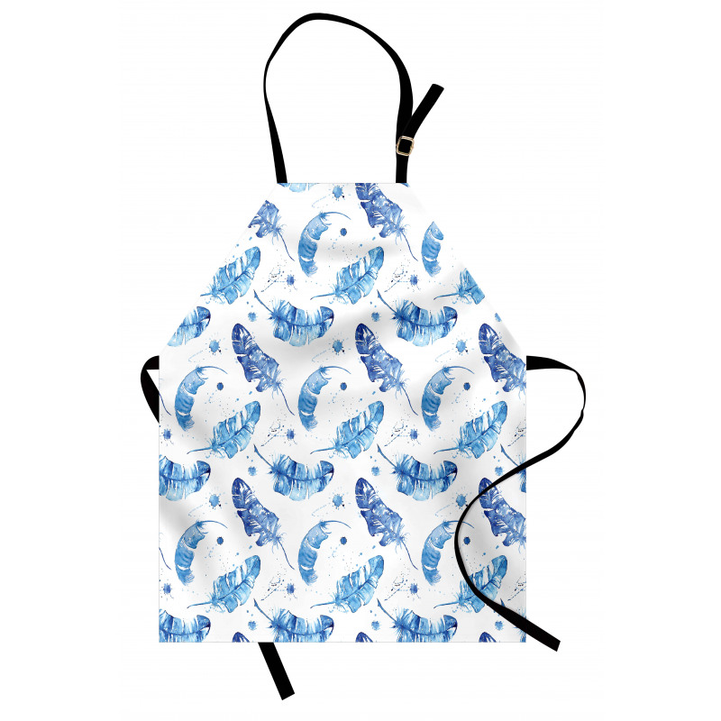 Watercolor Quill Motifs Apron