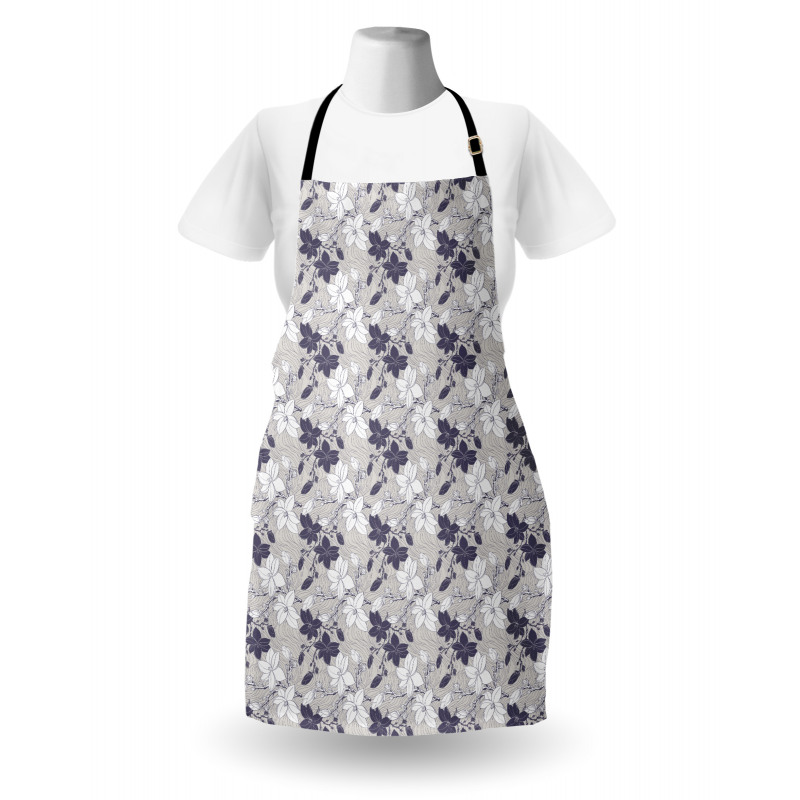 Blooming Magnolia Buds Apron