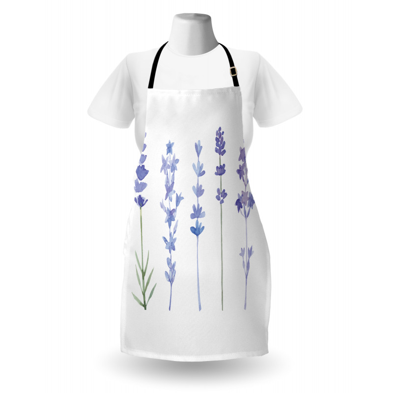 Watercolor Rural Herbs Apron