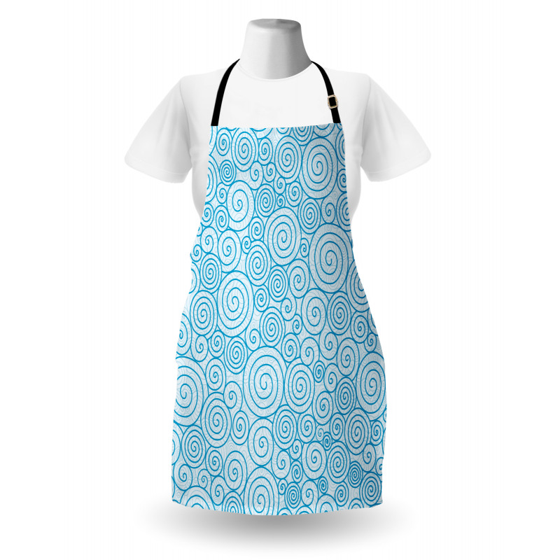 Sea Wave Swirls Apron