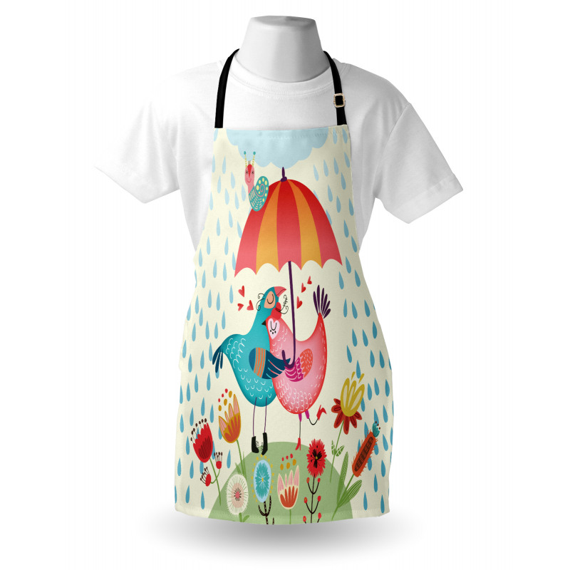 Valentine's Day Birds Apron