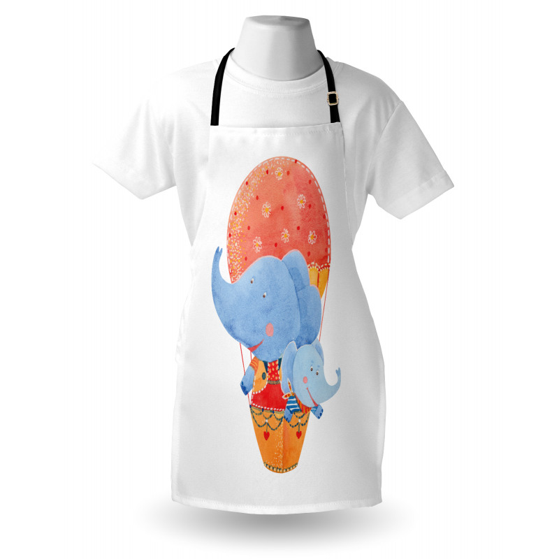 Elephant Hot Air Balloon Apron