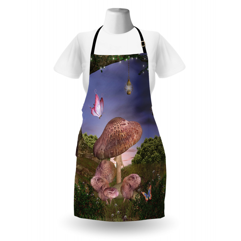 Enchanted Forest Fungi Apron