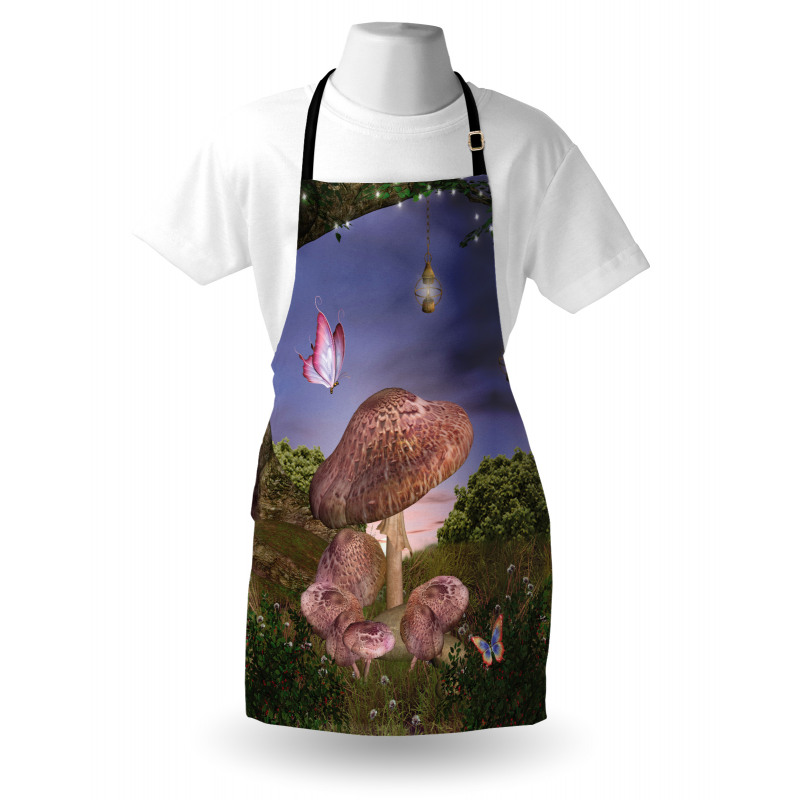 Enchanted Forest Fungi Apron