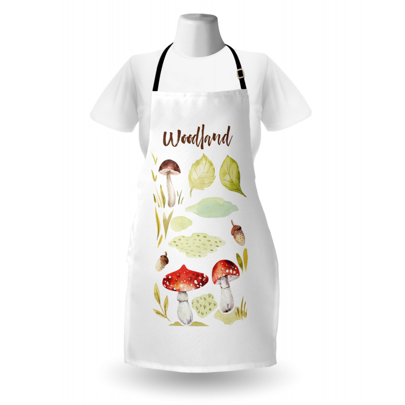 Aquarelle Fungus Nuts Apron