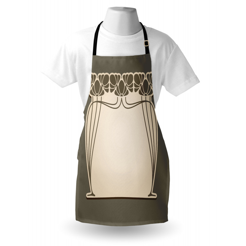 Floral Arch Shape Apron