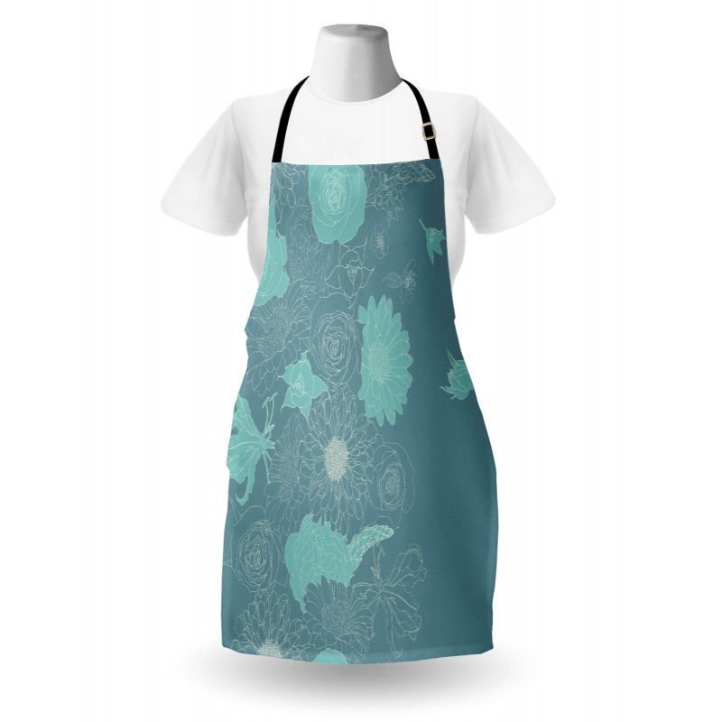 Exotic Blossoms Apron