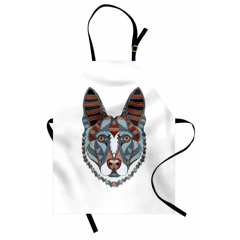 Colorful Shepherd Dog Apron