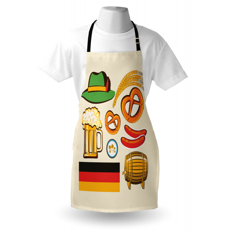 Wheat Beer Pretzels Apron