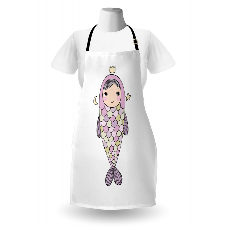 Girl in Fish Costume Apron