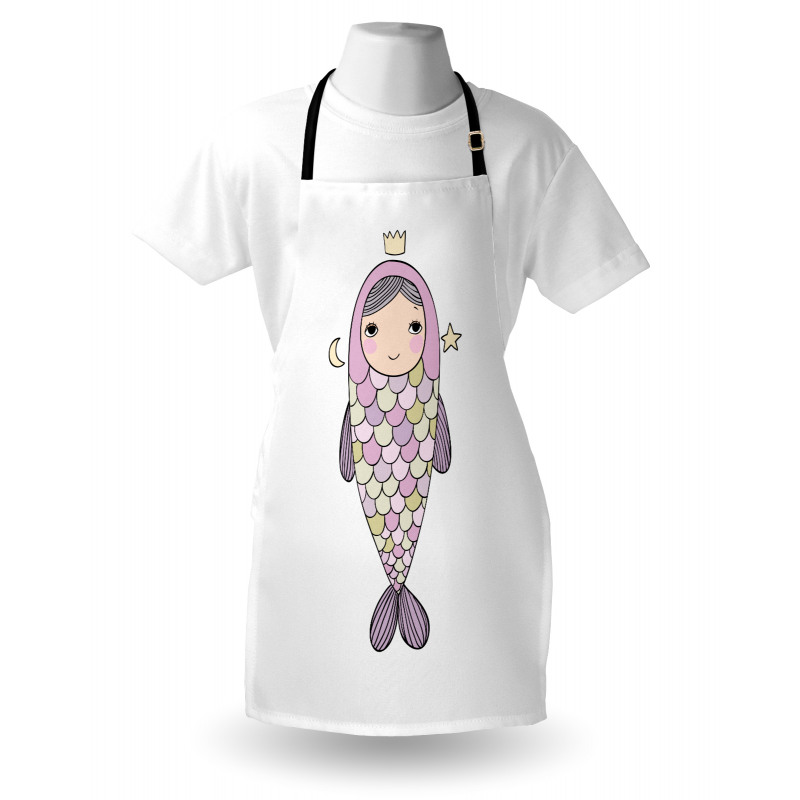 Girl in Fish Costume Apron