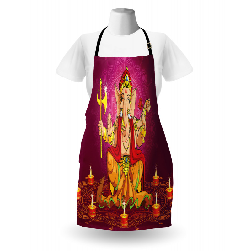 Colorful Asian Animals Apron