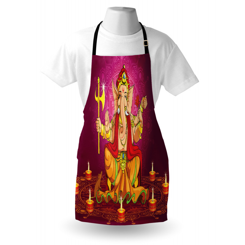 Colorful Asian Animals Apron