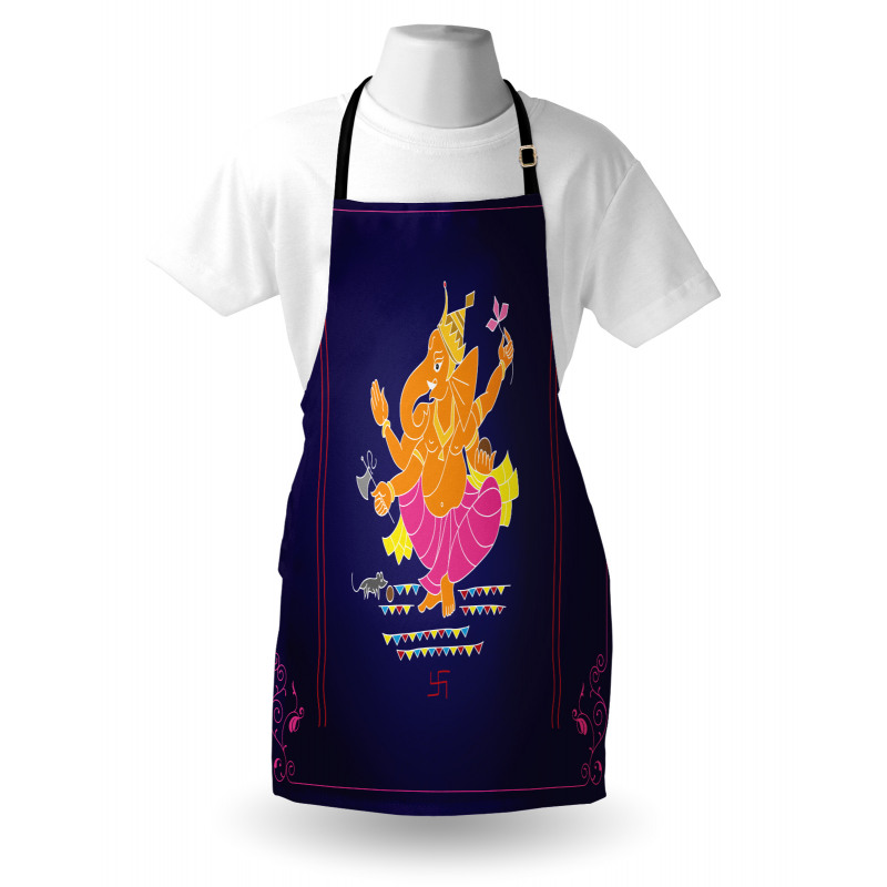 Elephant Illustration Apron