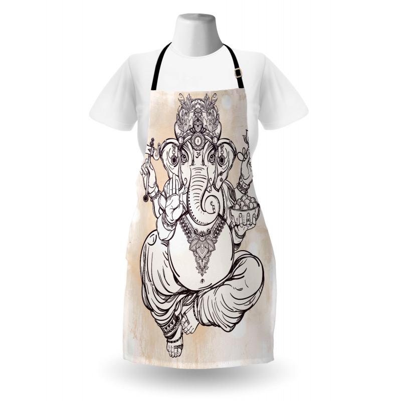 Paisley Zen Chakra Pattern Apron