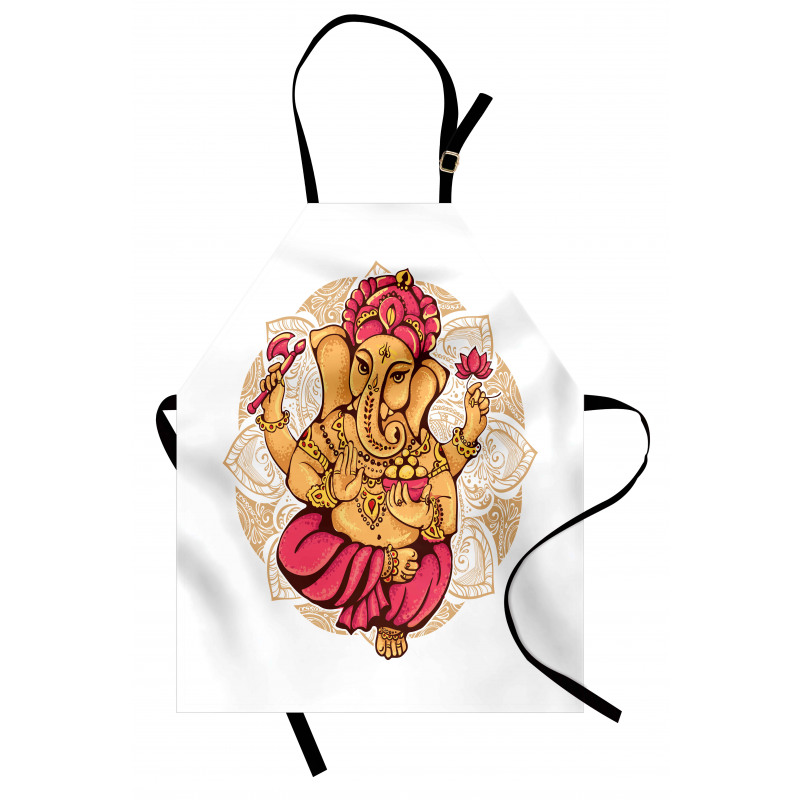 Dancing Animal Motif Art Apron