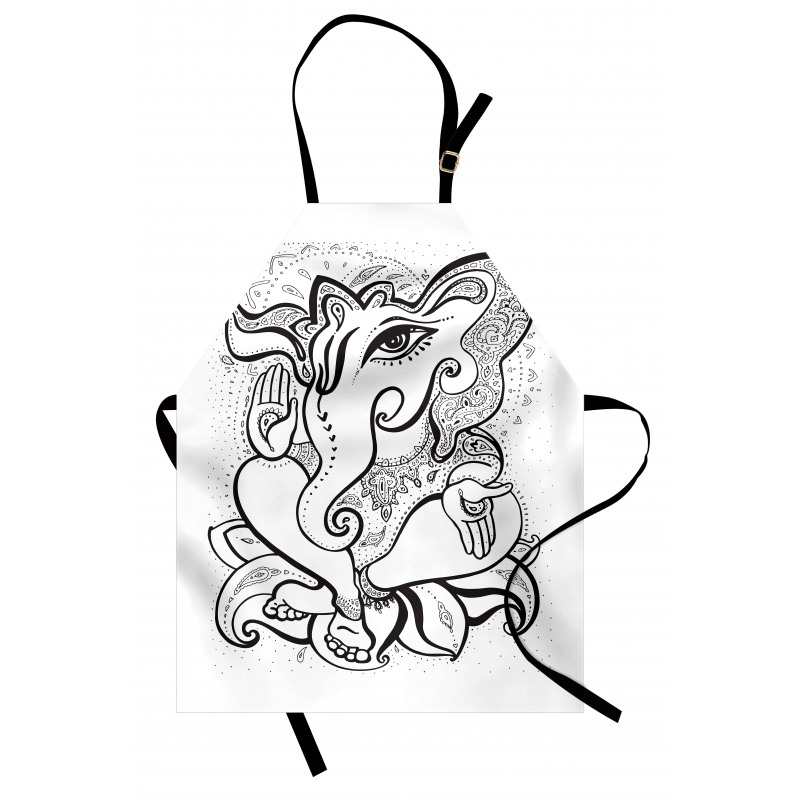 Oriental Symbol Elephant Apron