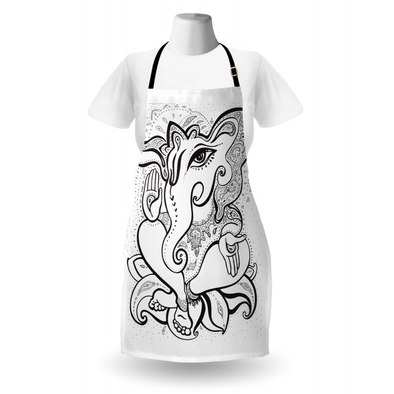 Oriental Symbol Elephant Apron