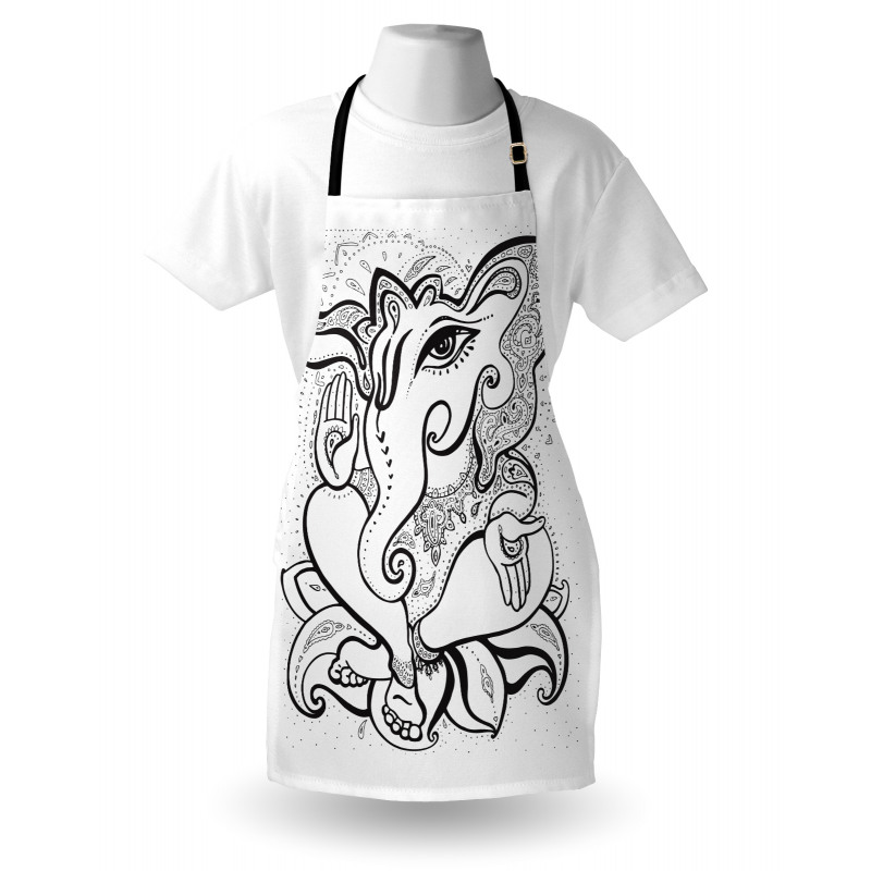 Oriental Symbol Elephant Apron