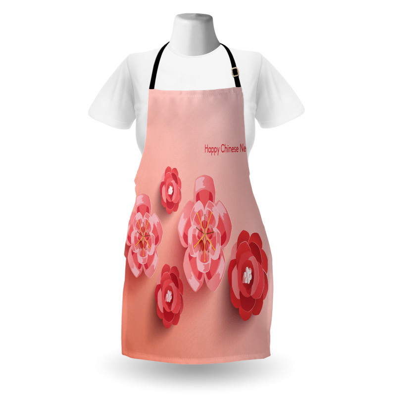 Pink Blossoms Apron