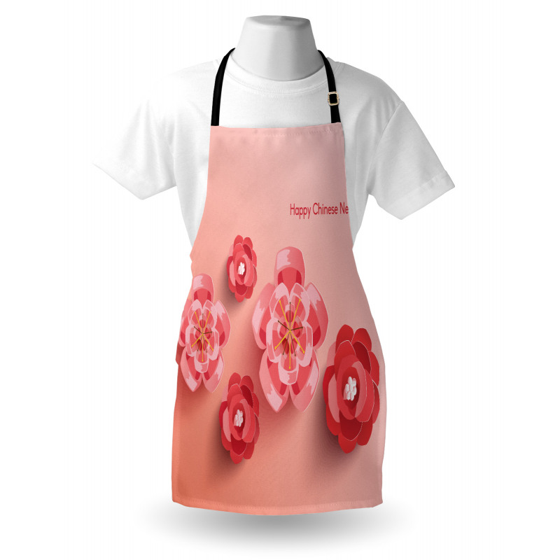 Pink Blossoms Apron