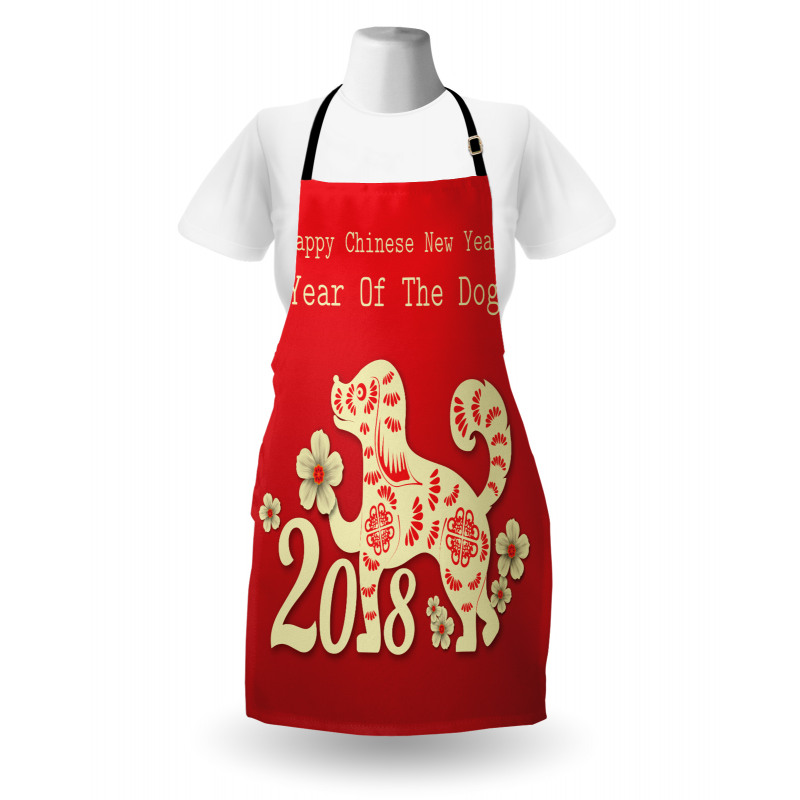 Leaves Hearts Apron