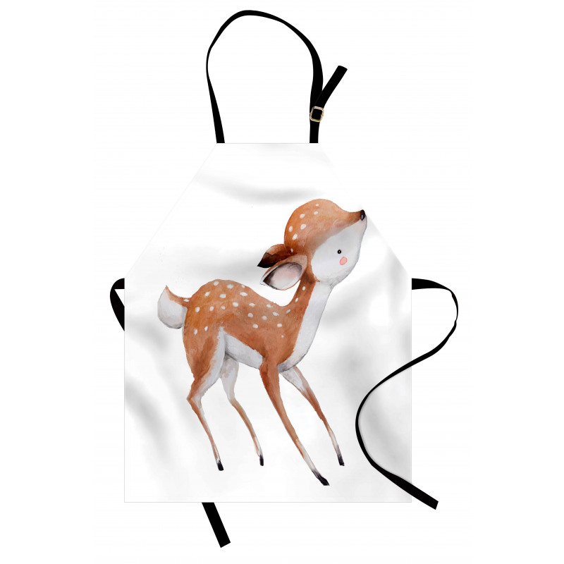 Young Deer and Butterfly Apron