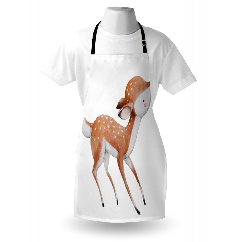 Young Deer and Butterfly Apron